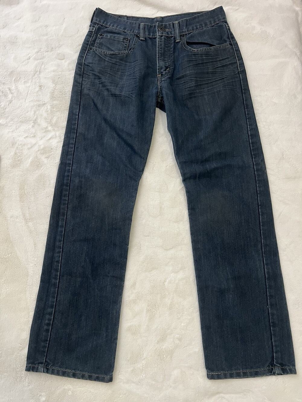 Levis 514 Slim Straight Jeans Casual Youth 16 Reg 28x30 Blue Denim